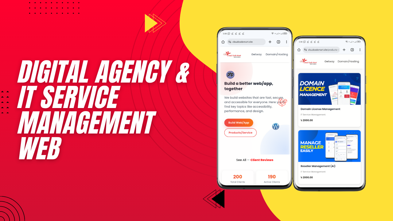 Laravel It service provider web